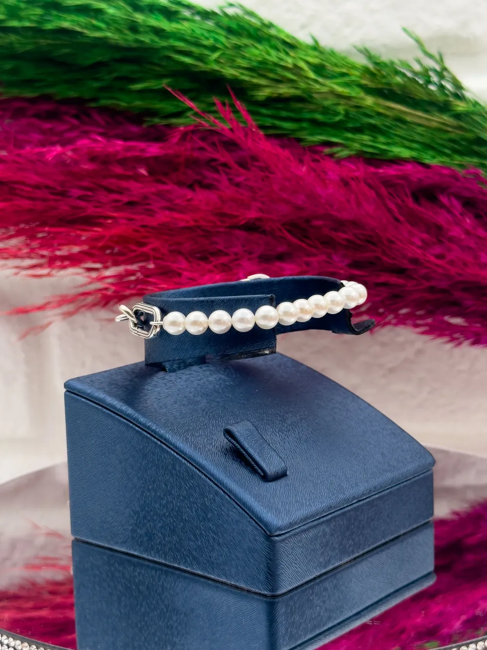 925 Ayar Gümüş İncili Spor Lüks Kadın Bileklik