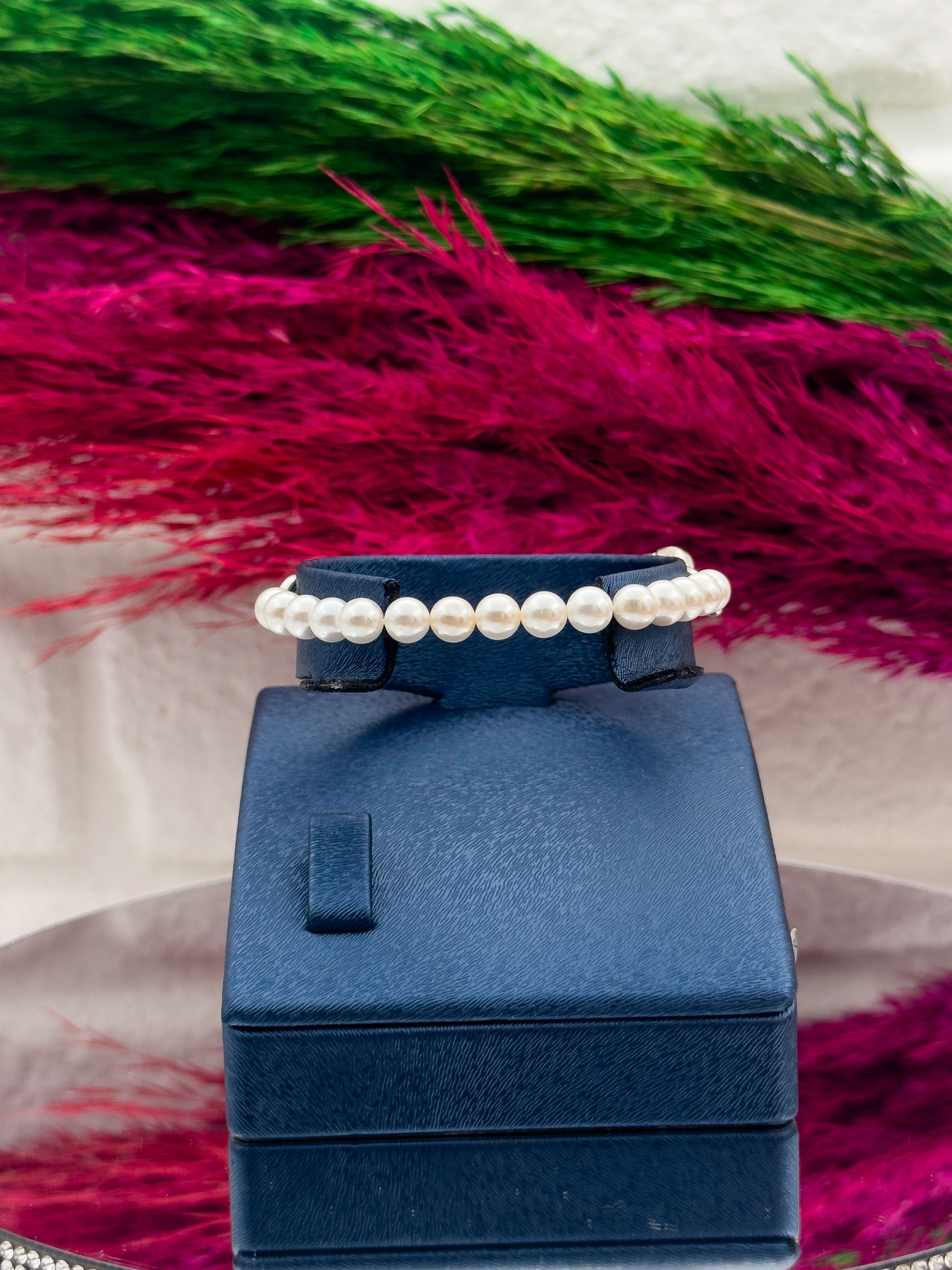 925 Ayar Gümüş İncili Spor Lüks Kadın Bileklik