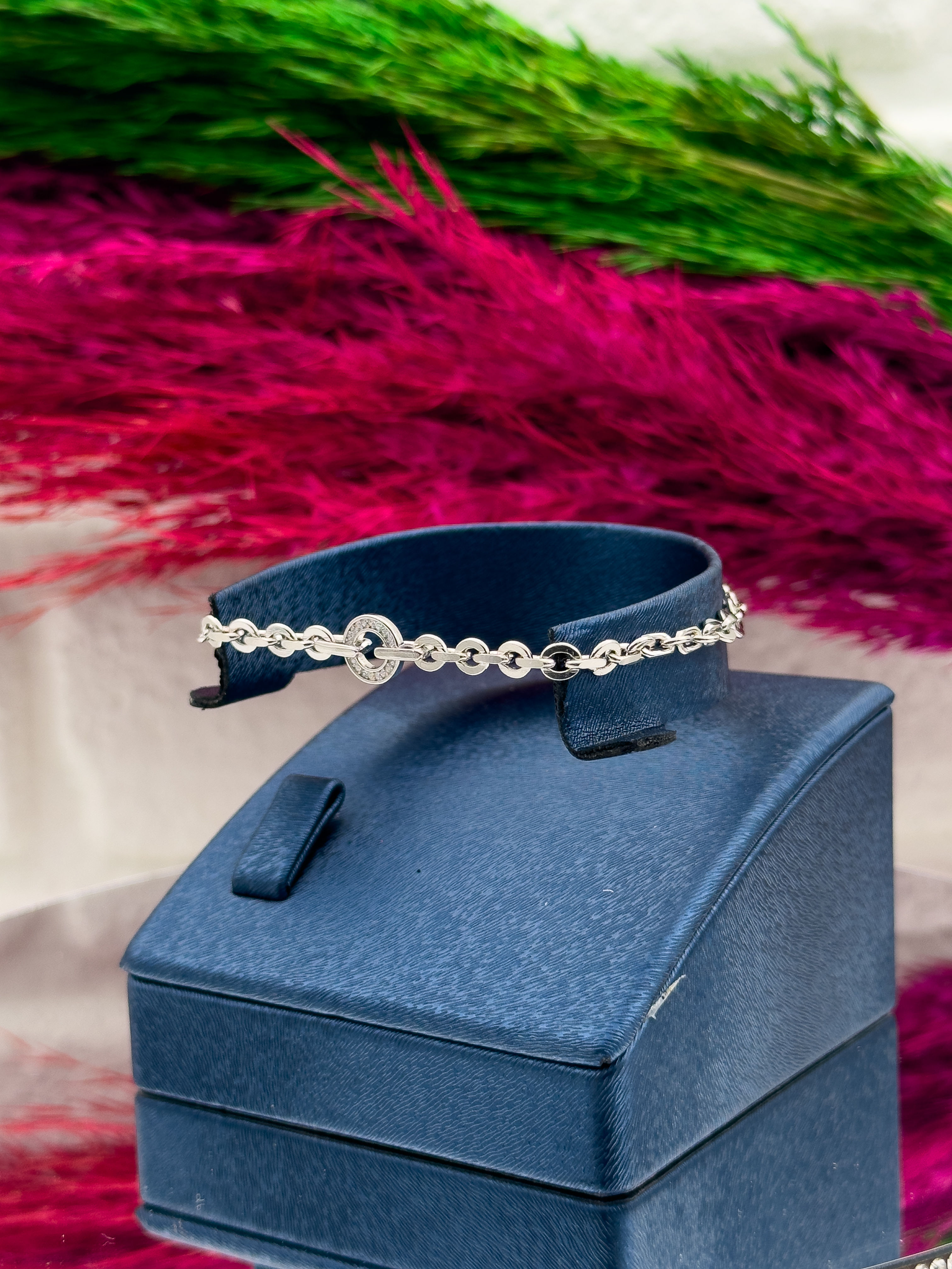 925 Ayar Gümüş İtalyan Tasarım Spor Model Popüler Kadın Bileklik