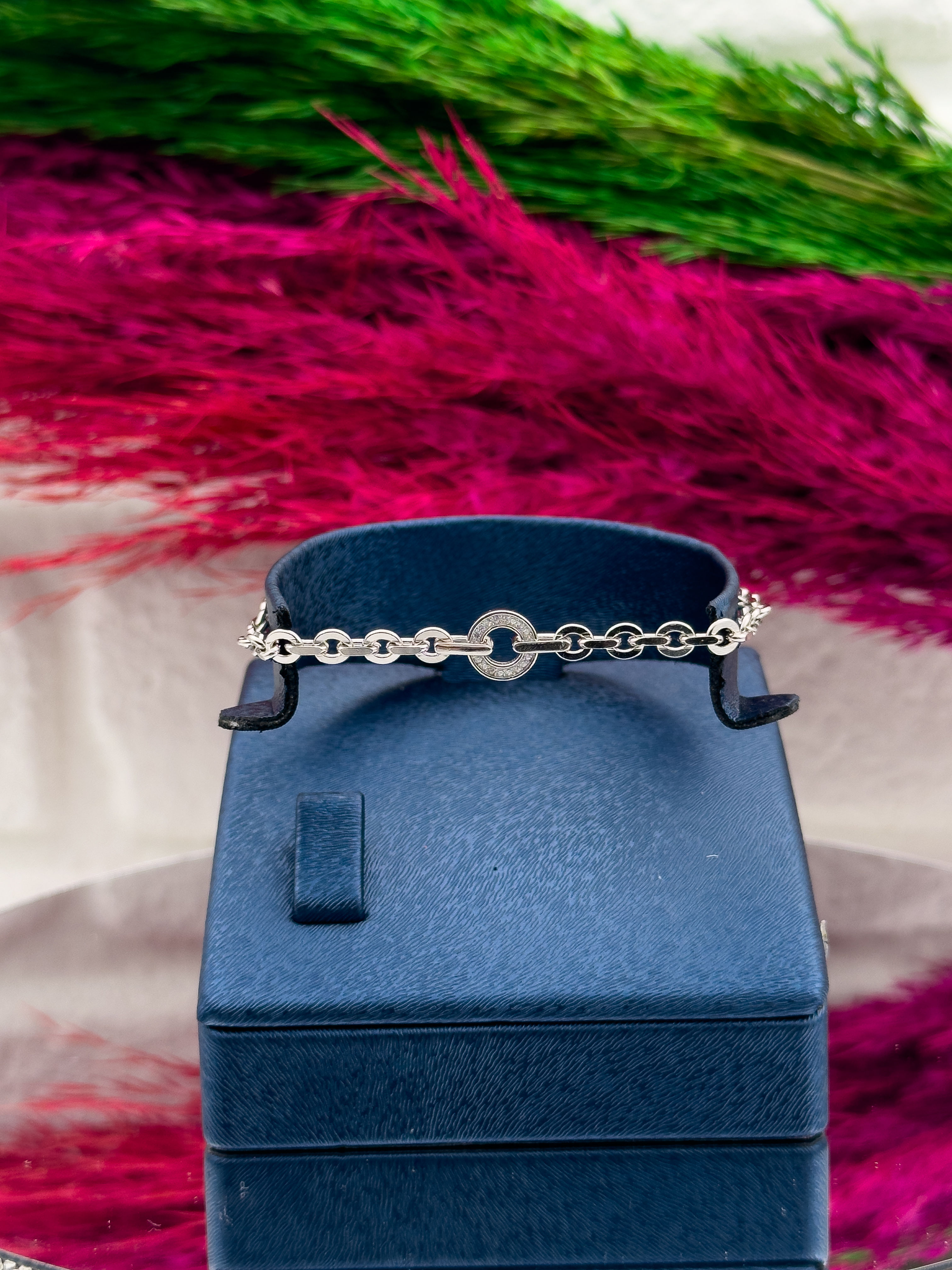 925 Ayar Gümüş İtalyan Tasarım Spor Model Popüler Kadın Bileklik