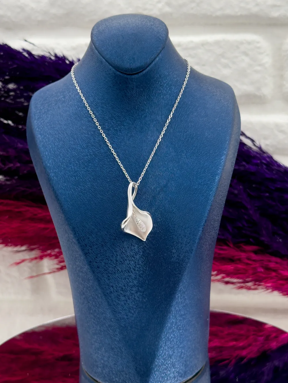 925 Ayar Gümüş İtalyan Özel Tasarım Popüler Kadın Kolye