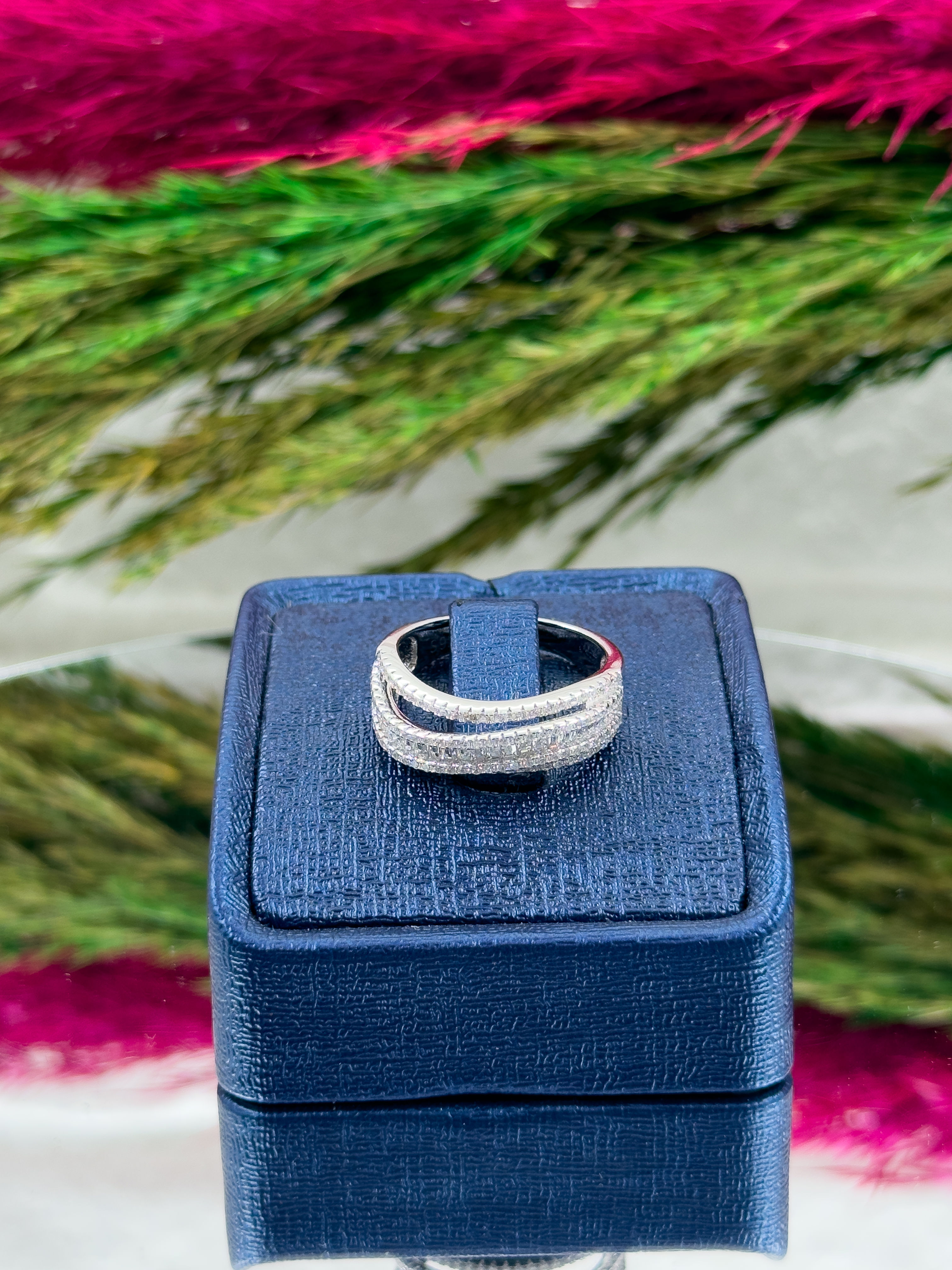 925 Ayar Gümüş Spor Sarmal Modeli Lüks Kadın Yüzük