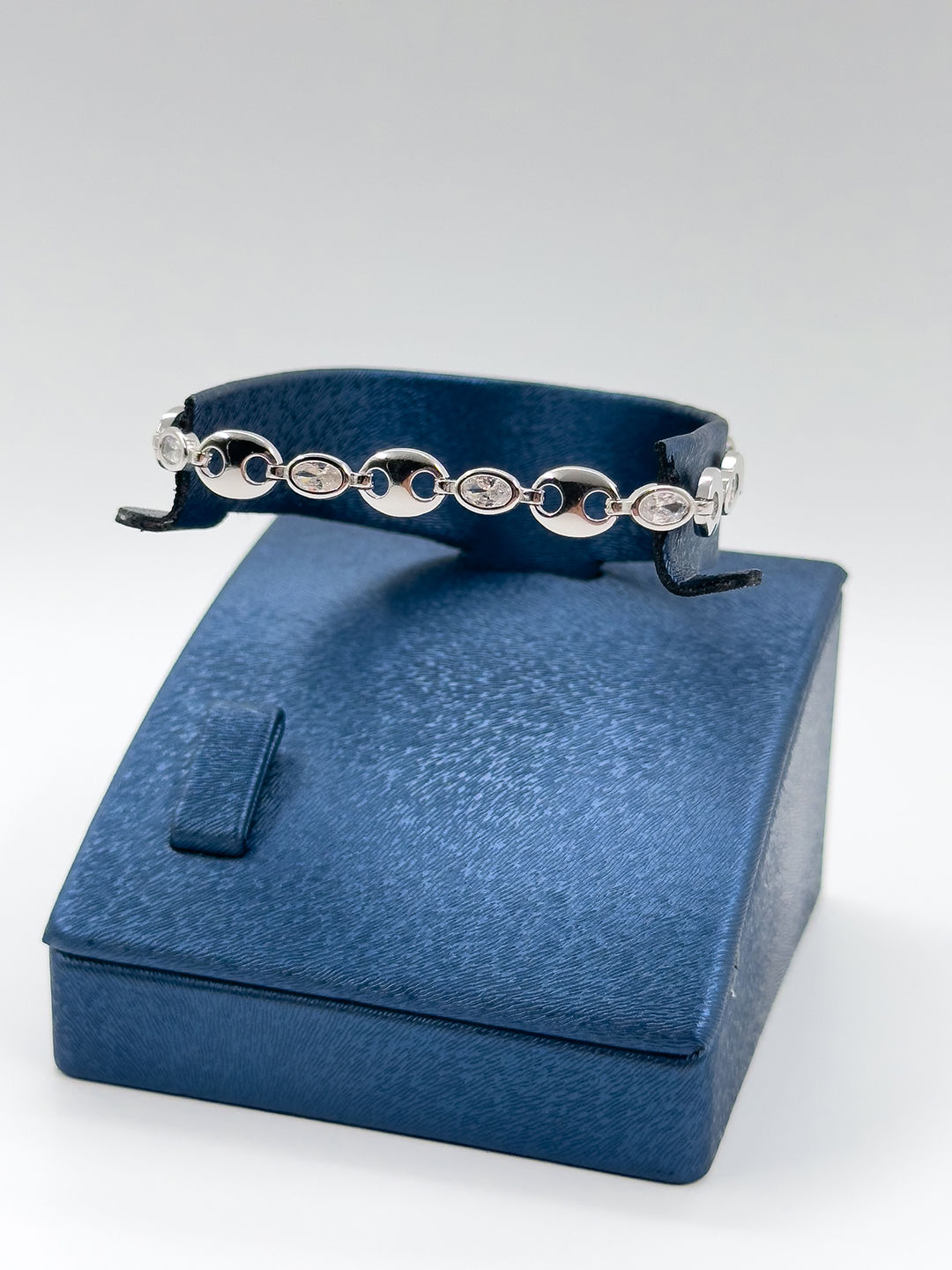 Kahve Çekirdeği Spor Kadın Gümüş Bileklik