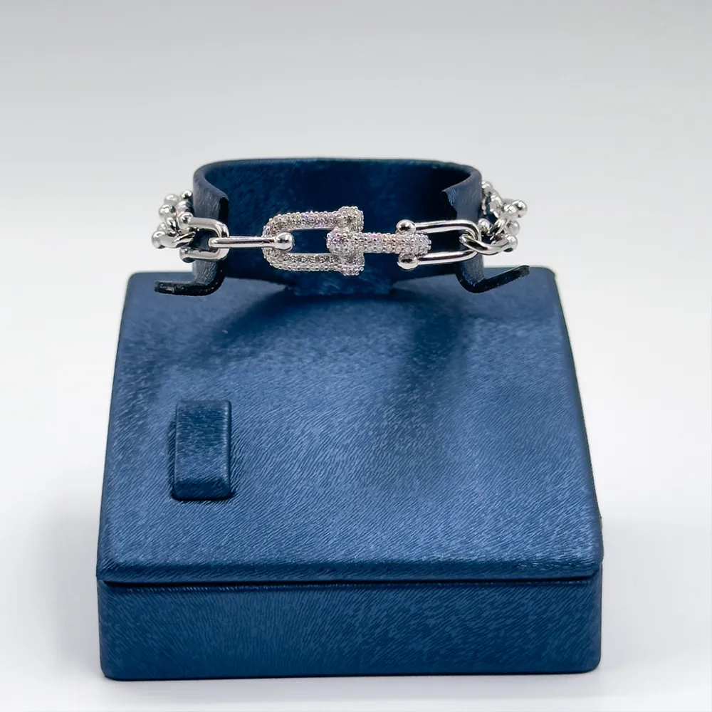 Tiffany Model Spor Gümüş Bileklik