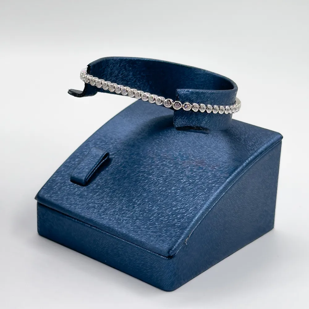 Klasik Su Yolu Gümüş Bileklik - 2MM