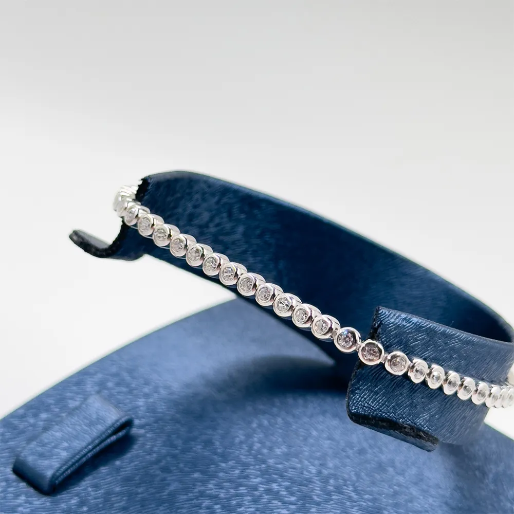 Klasik Su Yolu Gümüş Bileklik - 2MM