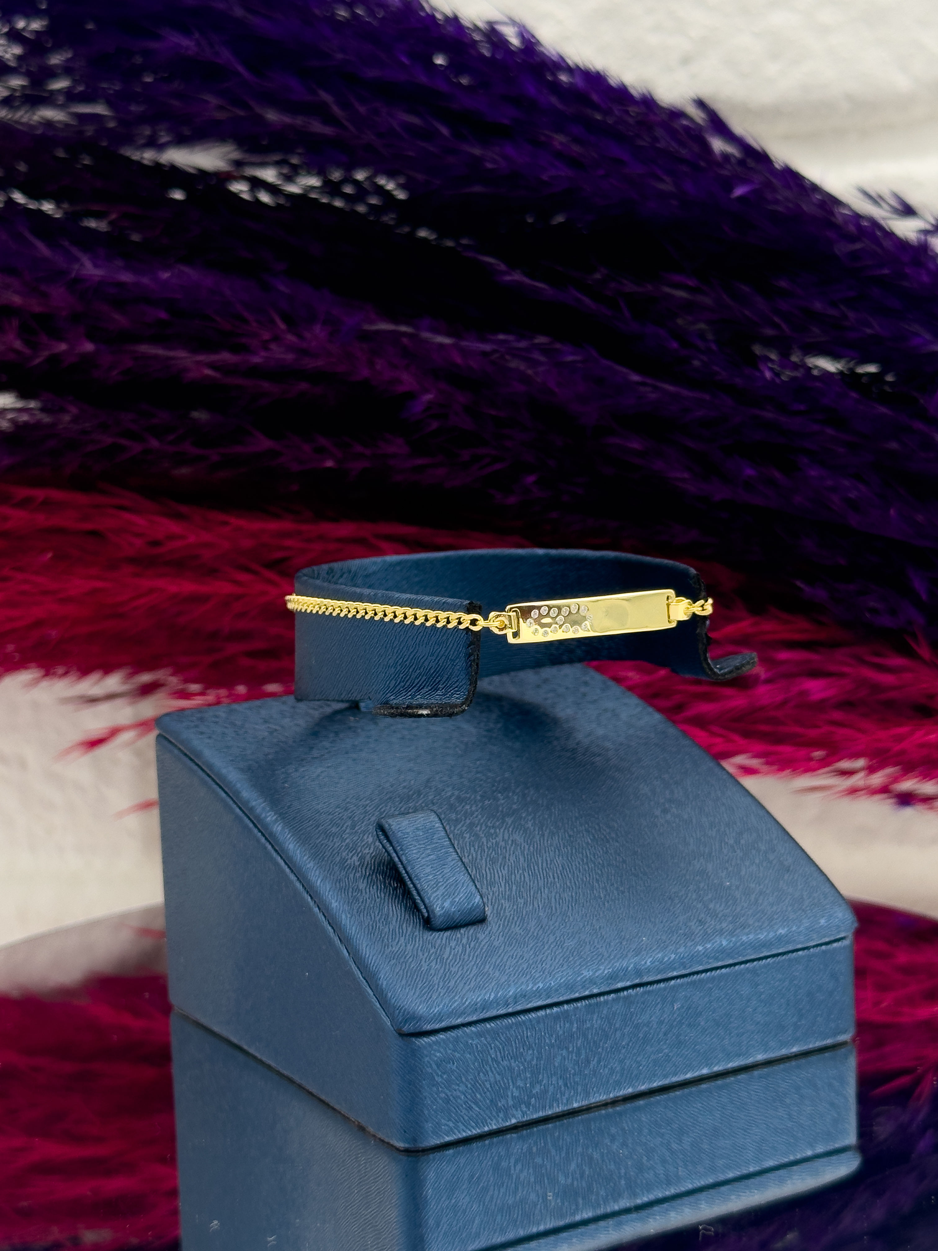 925 Ayar Gümüş Gold Renk Sonsuzluk Figürlü İsim Yazılabilir Kız Bebek Künye – Kişiye Özel Gümüş Çocuk Bileklik