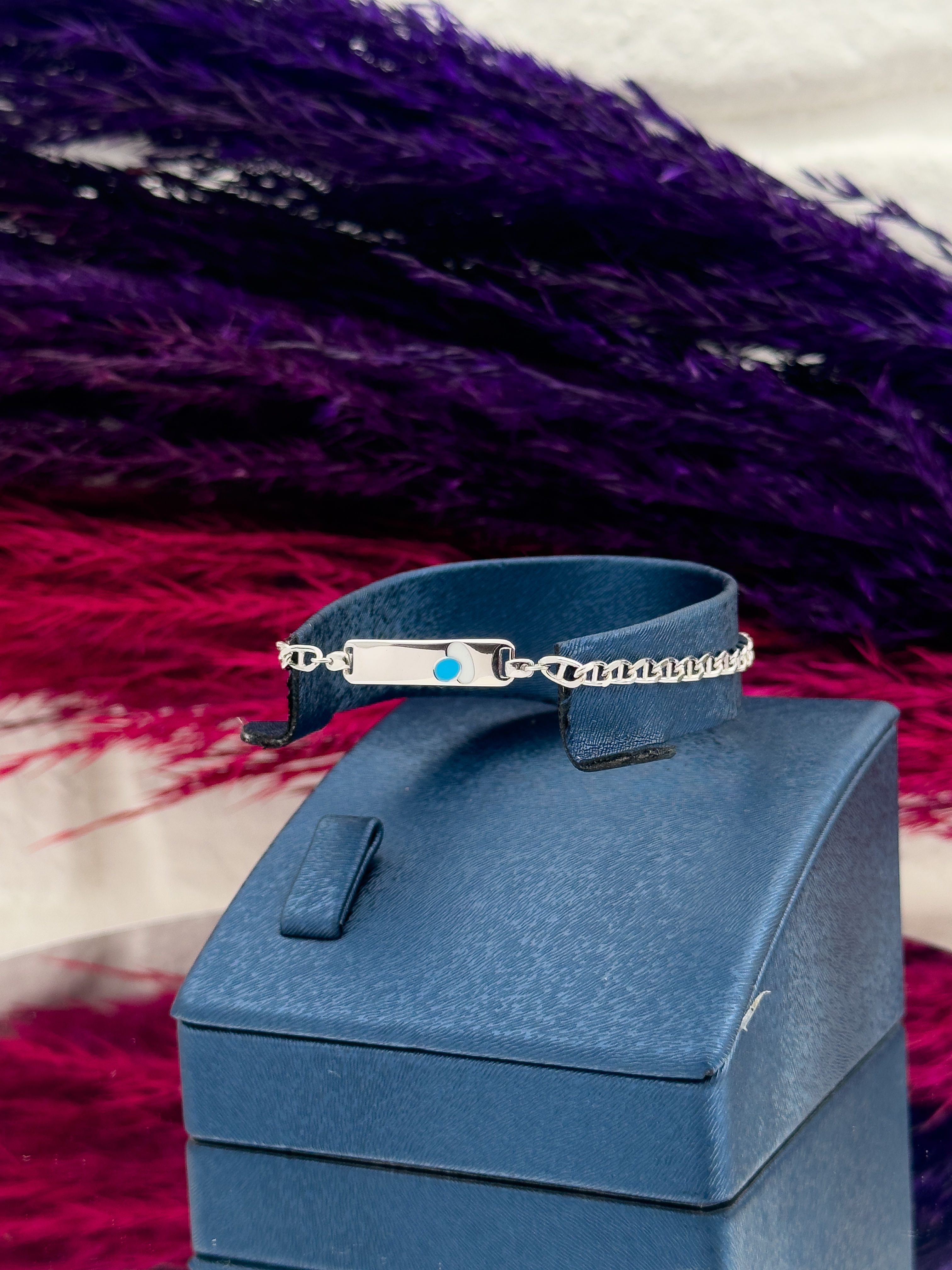 925 Ayar Gümüş Erkek Çocuk İsim Yazılabilir Künye – Kişiye Özel Gümüş Bebek Bileklik