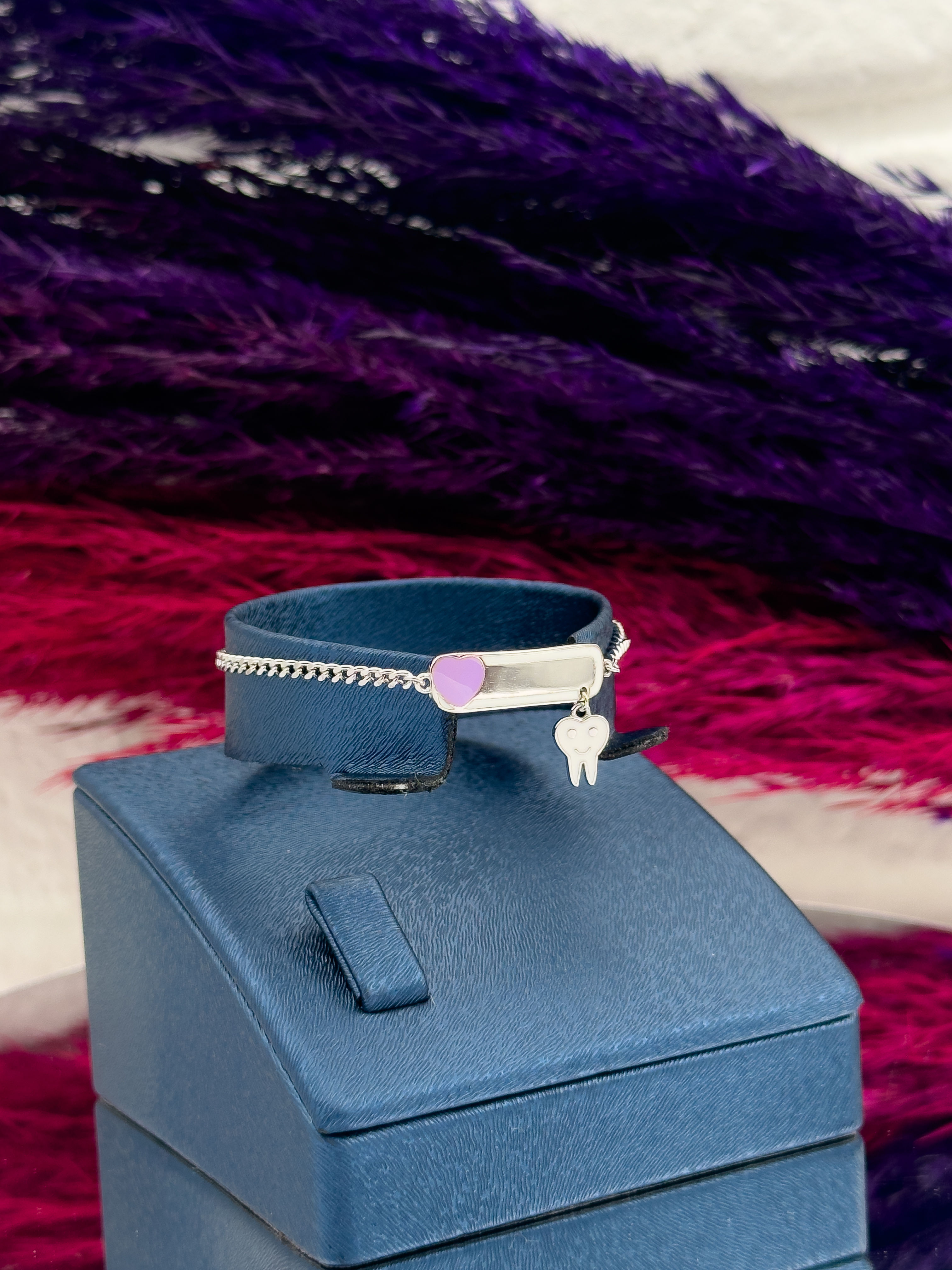 925 Ayar Gümüş Diş Figürlü İsim Yazılabilir Kız & Erkek Bebek Künye – Kişiye Özel Gümüş Çocuk Bileklik