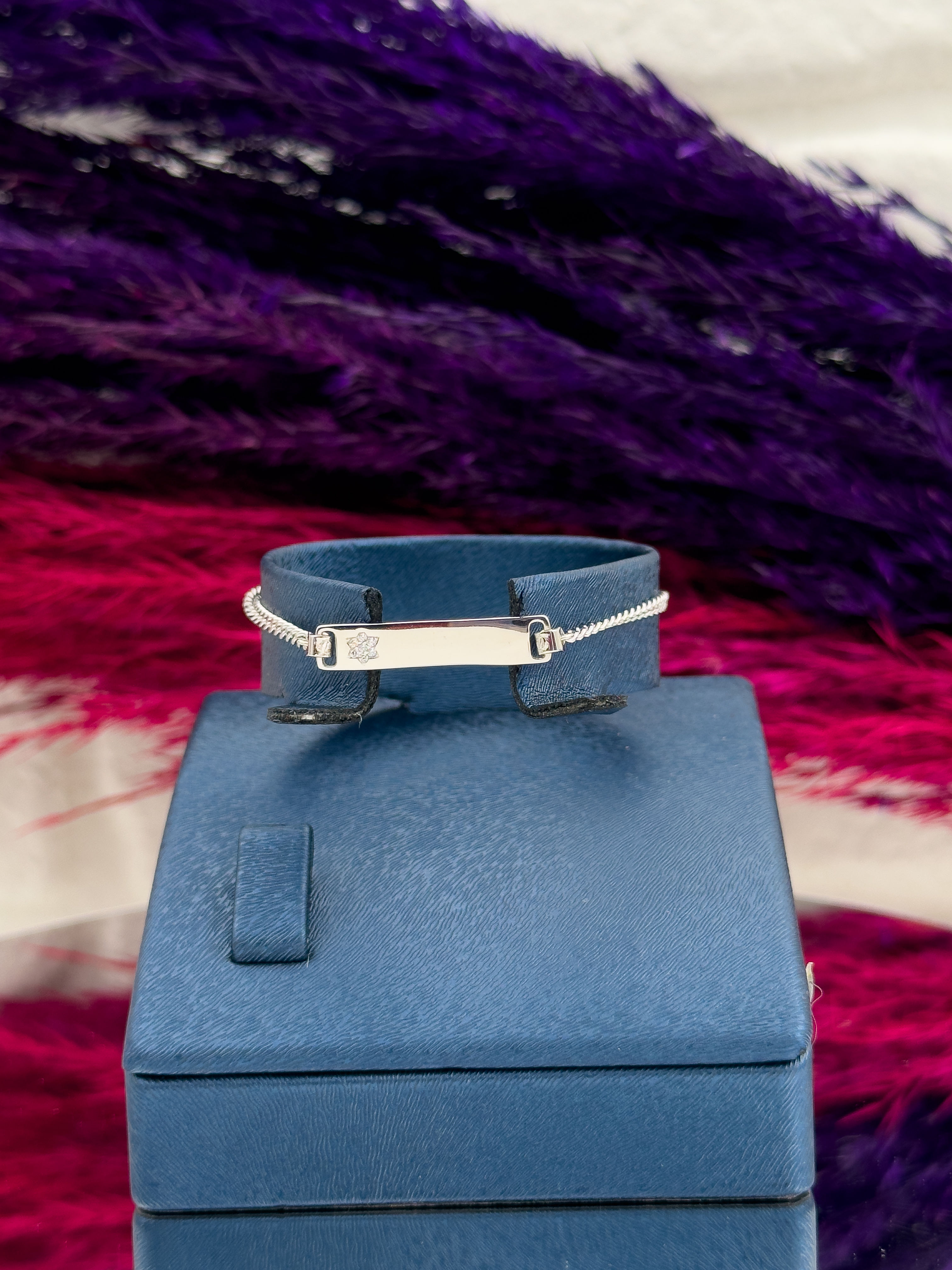 925 Ayar Gümüş Yıldız Figürlü İsim Yazılabilir Kız Bebek Künye – Kişiye Özel Gümüş Çocuk Bileklik