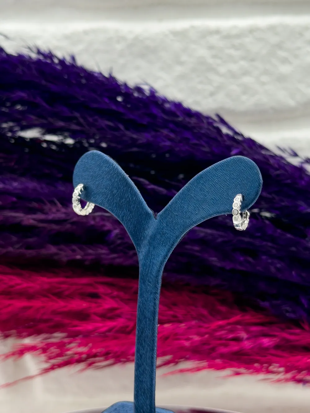 925 Ayar Gümüş Halka Modeli Çocuk Küpesi Zarif Gümüş Küpe