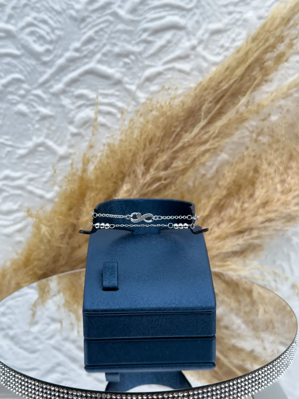 925 Ayar Gümüş Dorikalı Sonsuzluk Figürlü Spor Kadın Bileklik – Anlamlı, Şık ve Günlük Kullanıma Uygun