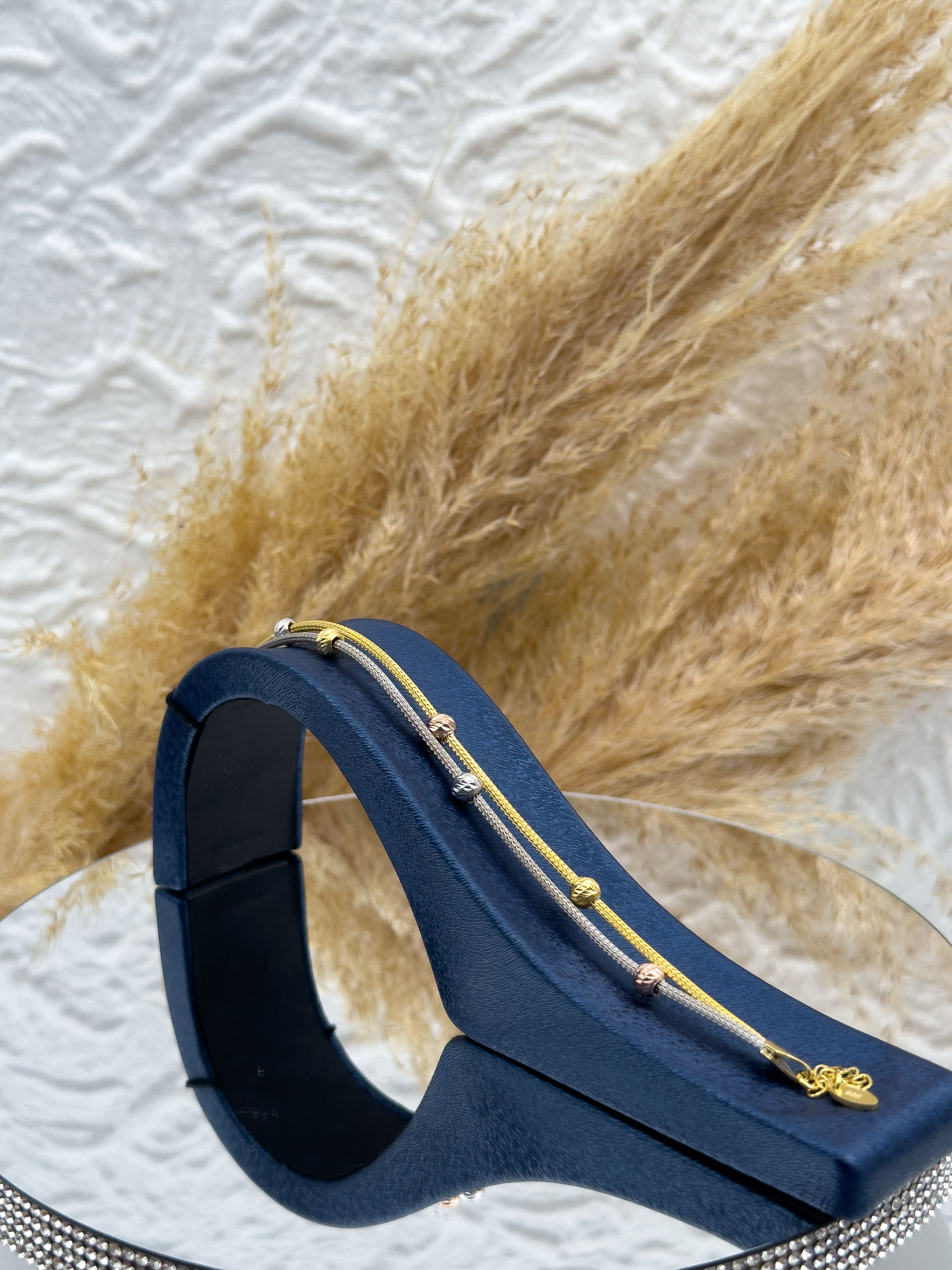 925 Ayar Gümüş 2’li Dorika Toplu Kadın Bileklik – Özel Tasarım