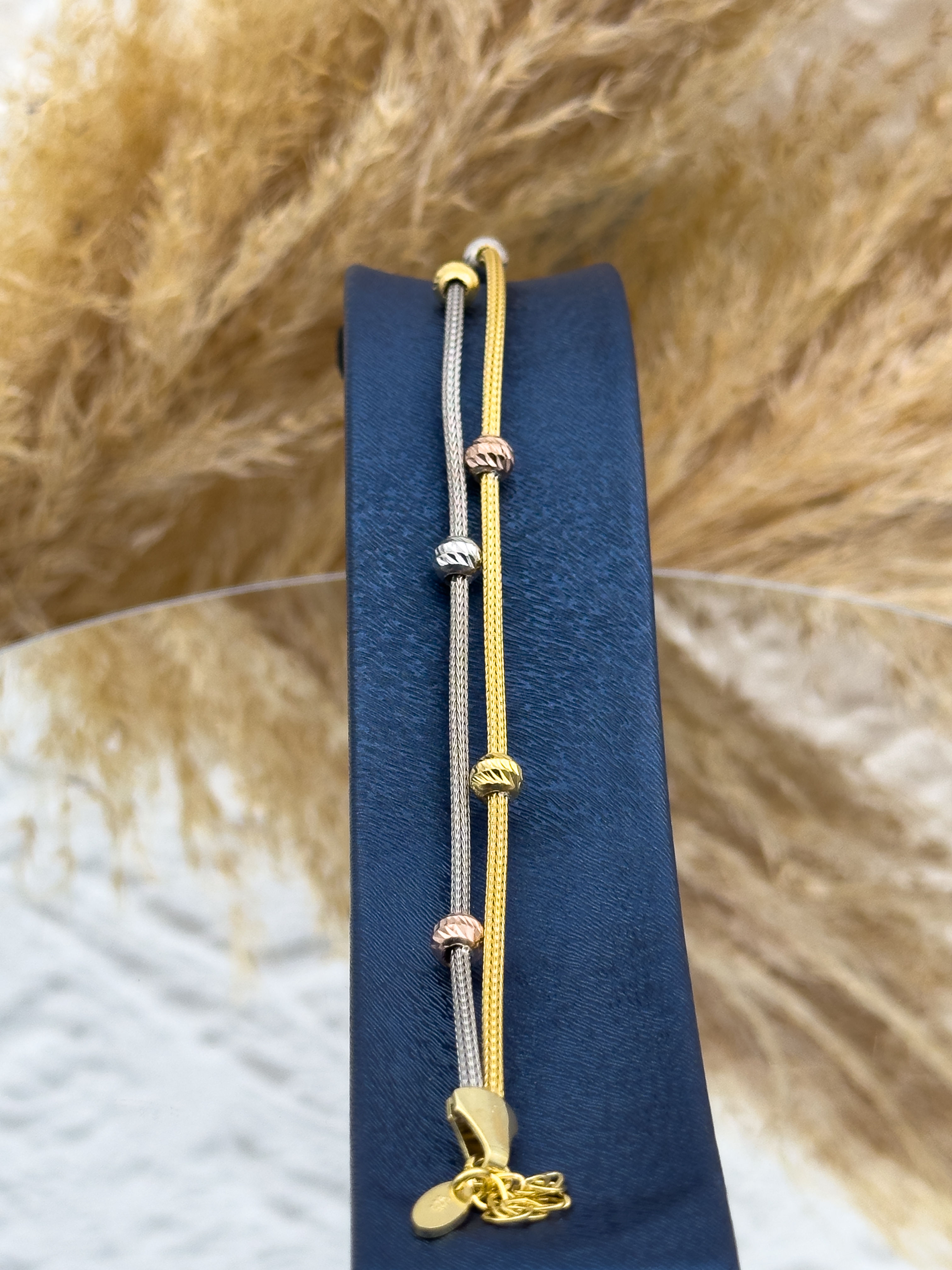 925 Ayar Gümüş 2’li Dorika Toplu Kadın Bileklik – Özel Tasarım