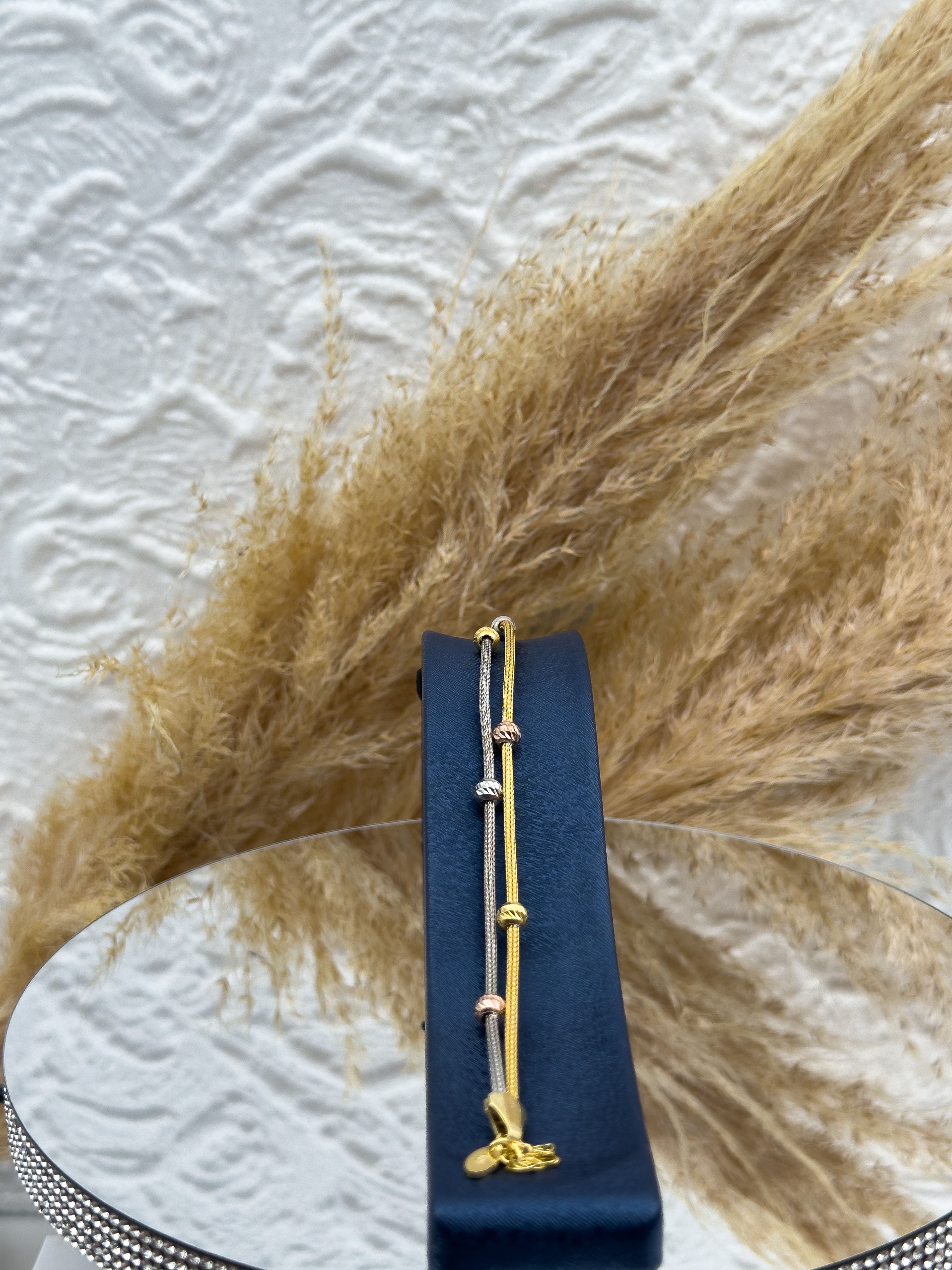 925 Ayar Gümüş 2’li Dorika Toplu Kadın Bileklik – Özel Tasarım