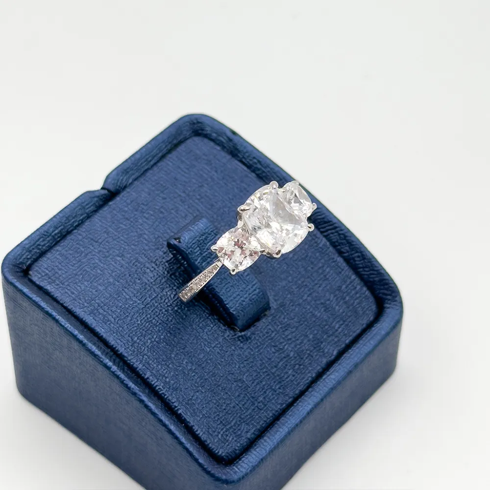 Baget Tria Modeli Gümüş Yüzük