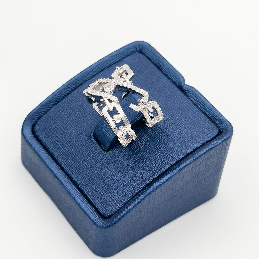 Özel Tasarım Zirkon Gümüş Yüzük