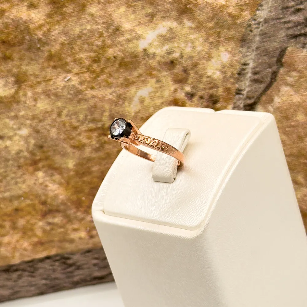 Elmas Montür Tektaş Gümüş Yüzük